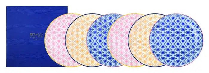 Tellerset - Star Wave - 6-teiliges Set - 16 x 2 cm