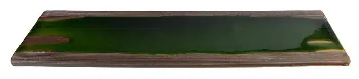 Schwarzer rechteckiger Teller - Große Teller - 48 x 17 x 3,9 cm
