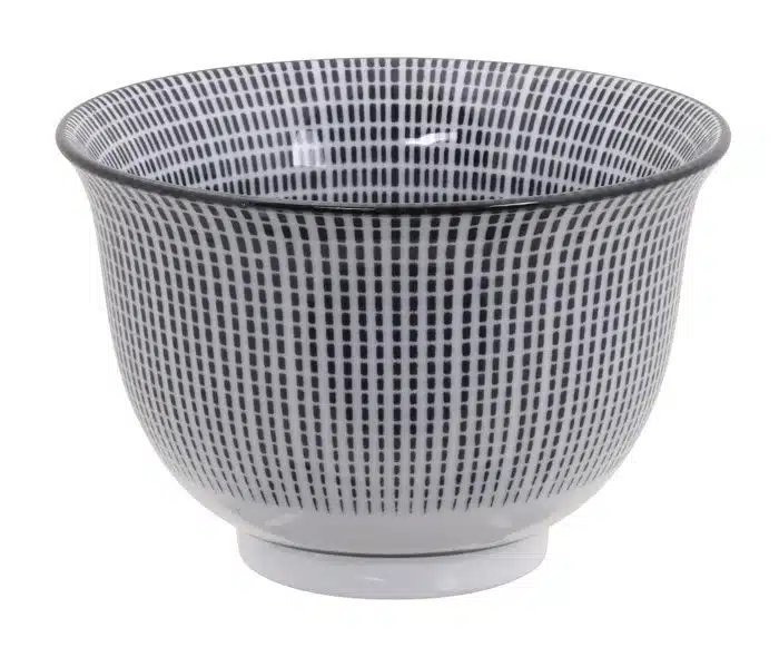 Schwarz / Weiße Teetasse - Sendan Tokusa - 9,1 x 6 cm