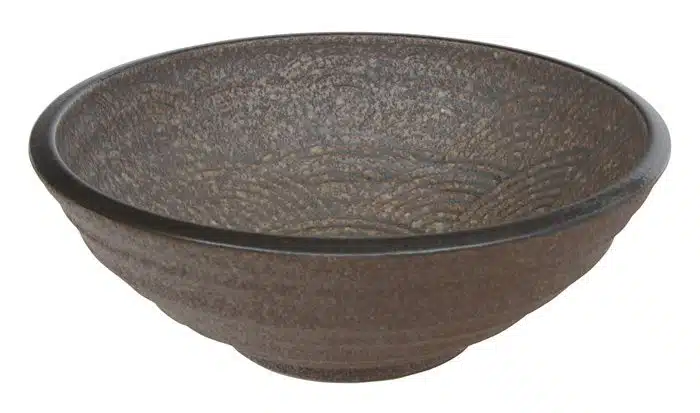 Braune Schüssel - Mino Yaki - 24 x 8 cm 1500 ml