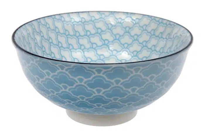 Hellblaue Schale - Gemischte Schalen - 11,3 x 5,2 cm 250 ml