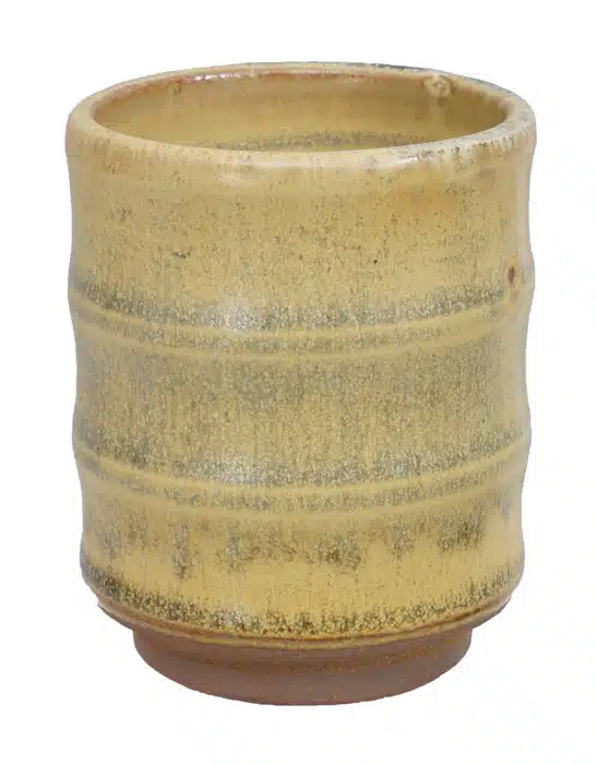 Braune handgemachte Tasse - 7 x 9 cm