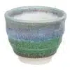 Grüne handgemachte Tasse - 8,5 x 6,9 cm