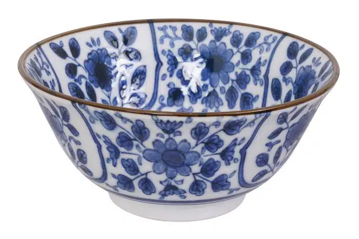 Blau / Weiß Schüssel - Gemischte Schalen - 15 x 6,8 cm 500 ml