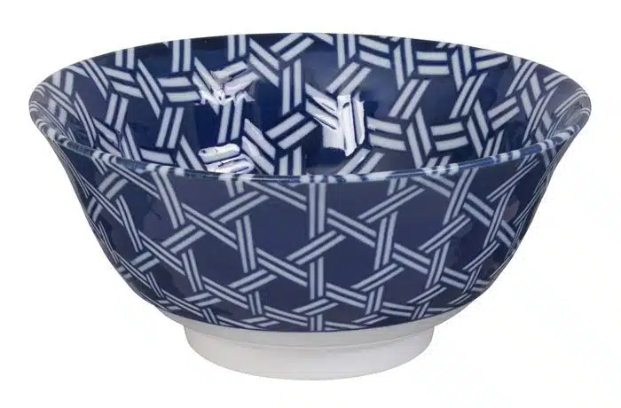 Blau / Weiß Schüssel - Gemischte Schalen - 14,9 x 7 cm 500 ml