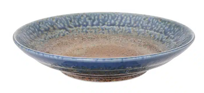 Blauer Teller - Minoyaki - 28,5 x 6 cm