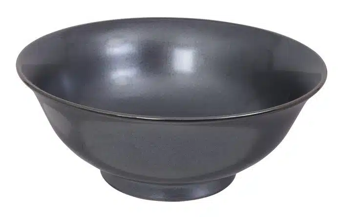 Matt-Schwarze Schüssel - Tetsu Kessho - 21 x 8,7 cm 460 ml
