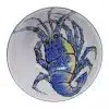 Blaue Schale - Seafood - 11,2 x 7,2 cm 250 ml