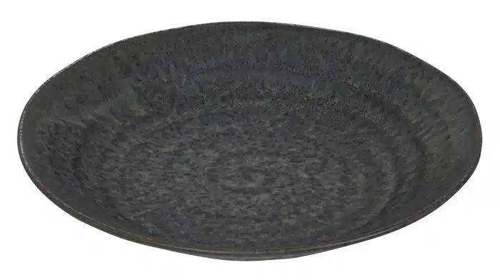 Matt-Schwarzer Teller - Onyx Noir - 25,3 x 4,5 cm 950 ml