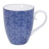 Blau / Weiße Becher Punkte - Nippon Blau - 8,5 x 10,2 cm 380 ml