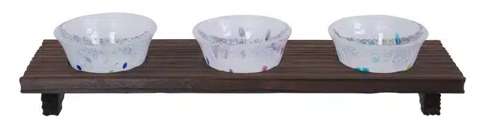 Glass Sakeset - Set von 3 Stück - 7,4 x 4,5 cm 70 ml