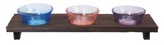 Glass Sakeset - Set von 3 Stück - 7,4 x 4,5 cm 70 ml
