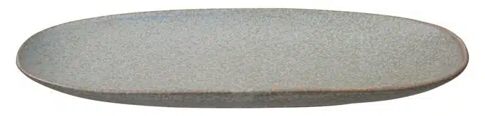 Grüner rechteckiger Teller - Vert Sauge - 28,5 x 14 x 2,5 cm