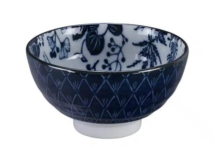 Blau / Weiße Schüsselkranich - Flora Japonica - 12 x 6,3 cm 300ml