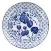 Blau / Weißer Teller Efeu - Flora Japonica - 25,7 x 3 cm