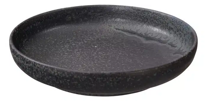 Matt-Schwarzer Teller - Onyx Noir - 20 x 4,2 cm