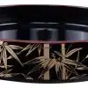 Schwarz / Rote Sushi Oke - Lackware - 33 x 6 cm