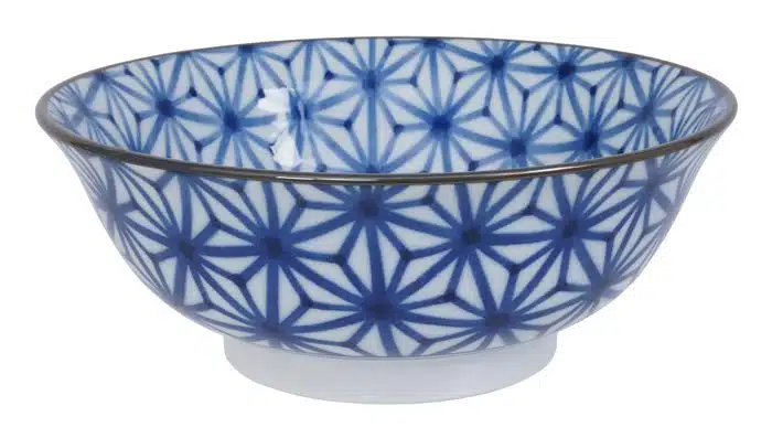 Blau / Weiße Schüssel - Gemischte Schalen - 20,5 x 7 x 8 cm 1000 ml