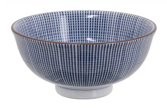 Blau / Weiße Schüssel - Sendan Tokusa - 11,8 x 5,5 cm 300ml