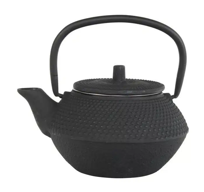 Schwarze Teekanne aus Gusseisen - Gusseisen - 13,5 x 11,5 x 8,5 cm 350 ml