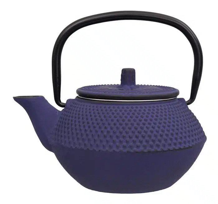 Blaue Teekanne aus Gusseisen - Gusseisen - 13,5 x 11,5 x 8,5 cm 350 ml