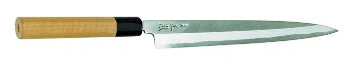 Japanisches Kohlenstoffstahl Yanagi Messer - Masamoto - 24 cm