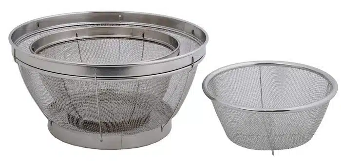 Stahlsiebkörbe - 15/19 / 25cm - 3er Set