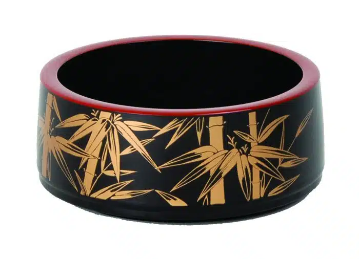 Schwarze Sushi Oke Kaza - Lack - 16 x 6 cm