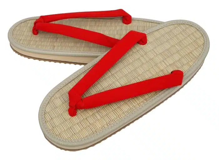 Rote KY Zori Flip Flops - 36/37