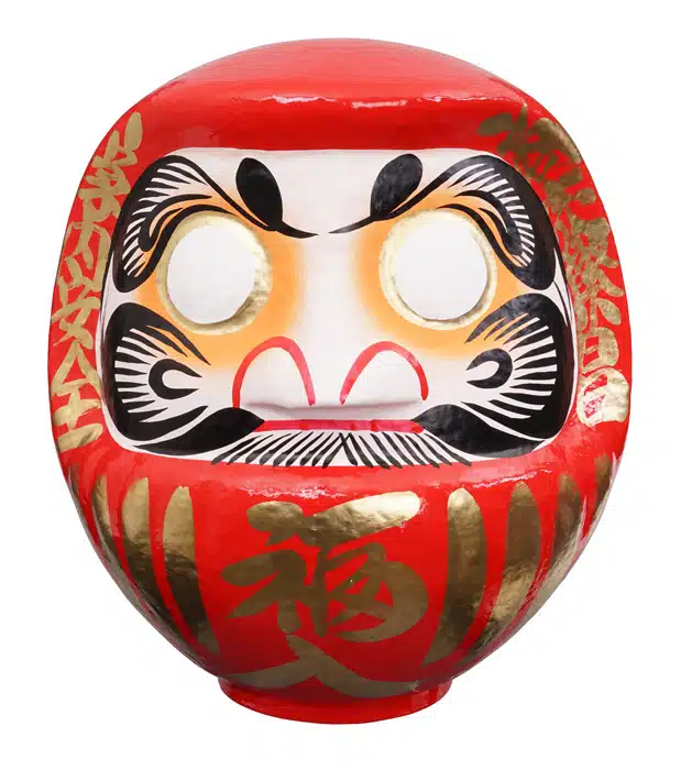Rote Daruma Puppe - 43 cm