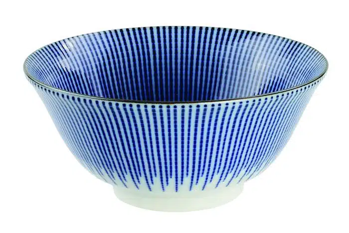 Blau / Weiße Schüssel - Gemischte Schalen - 14,8 x 6,8 cm 500 ml