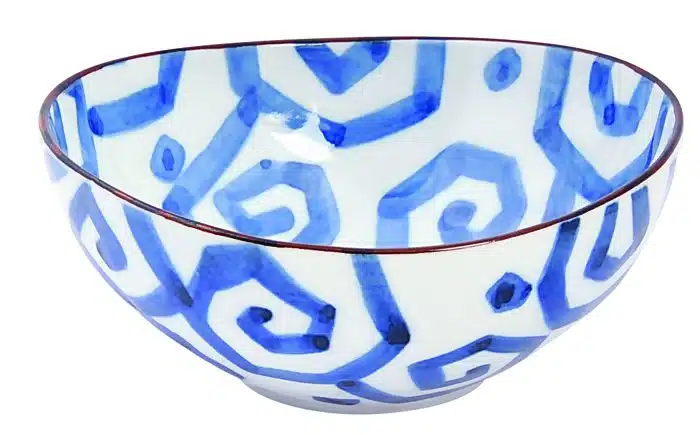 Blau / Weiße Schüssel - Gemischte Schalen - 16 x 7 cm 500 ml