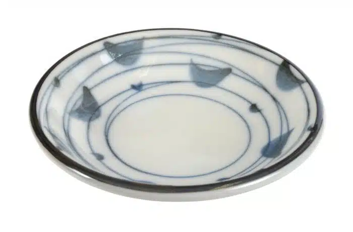Blau / Weiße Seiji Rasen Sojasaucenschale 9,5x2cm