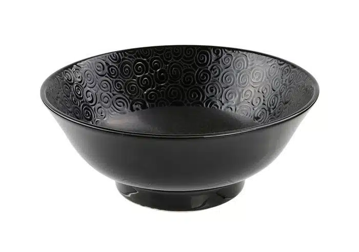 Schwarze Schale - Gemischte Schalen - 21 x 8,5 cm 1300 ml