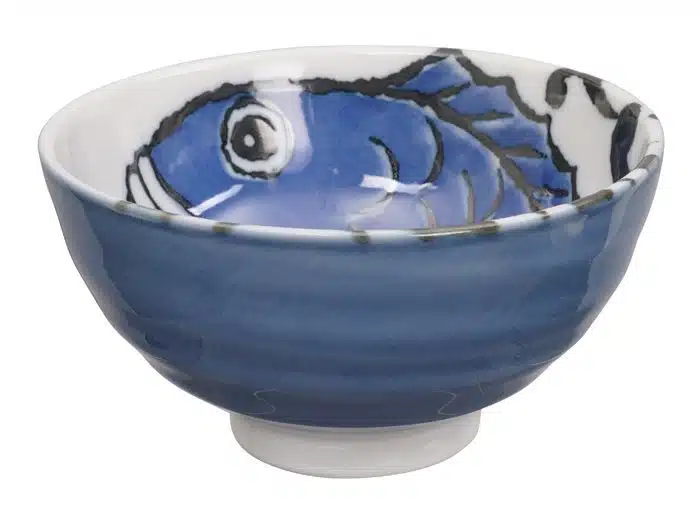 Blaue Schale - Seafood - 11,2 x 7,2 cm 250 ml