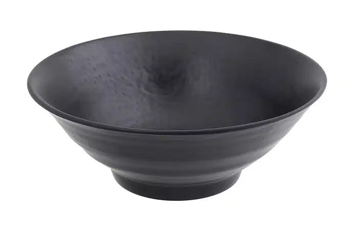 Schwarze Schüssel - Melamin - 21,4 x 8 cm 840 ml