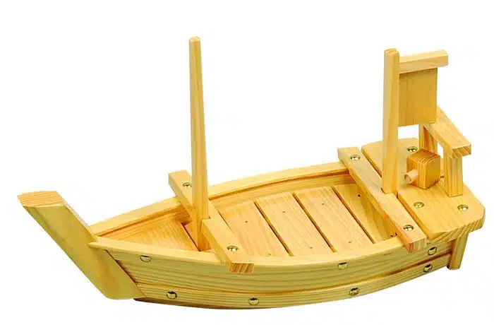 Hölzerner Sushistiefel - Holzgeschirr - 40 x 16 cm
