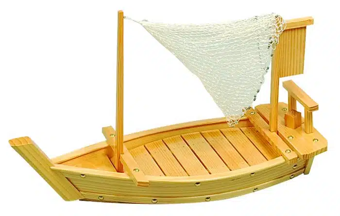 Hölzerner Sushistiefel - Holzgeschirr - 60 x 23,5 cm