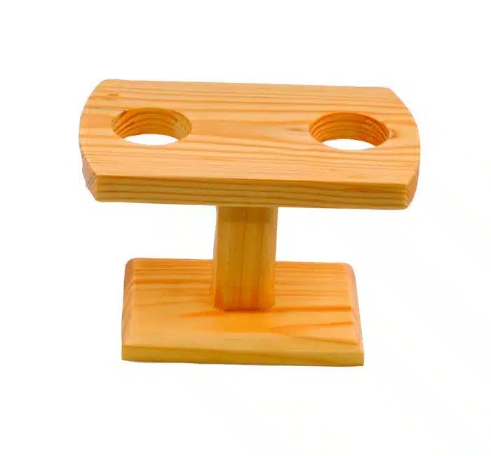 Hölzerner Sushi-Rollen Halter - Holzgeschirr - Set für 2 Stück