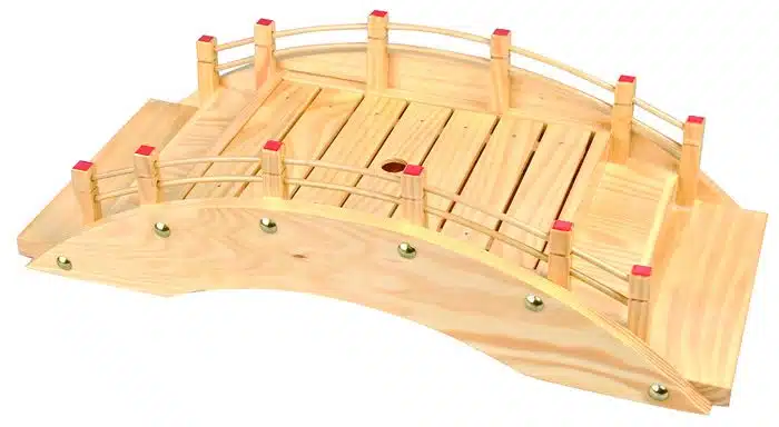 Hölzerne Sushi-Brücke - Holzwaren - 46 x 22 x 13 cm