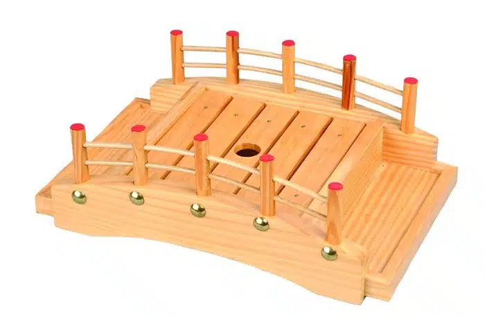 Hölzerne Sushi-Brücke - Holzwaren - 30,5 x 16,5 x 10 cm