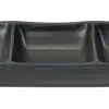 Schwarze Saucenschüssel - Melamin - 3 Stück - 19,6 x 8,4 x 2,7 cm