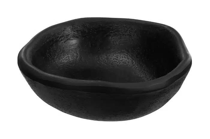 Schwarze Schüssel - Melamin - 8,5 x 2,8 cm 90 ml