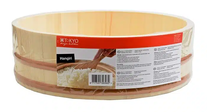 Hölzerne Sushi Hangiri - Holzwaren - 33 x 9,5 cm