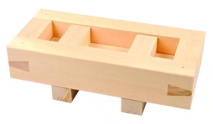Hölzerne Sushi-Form - Holzwaren - 24 x 11,5 x 7,5 cmh
