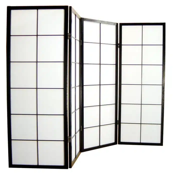 Japans Kamerscherm 4 Paneel