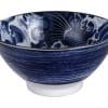 Japanische Keramikschüssel - Tokyo Design Studio - Carp Sori - Blau 20x7.2cm