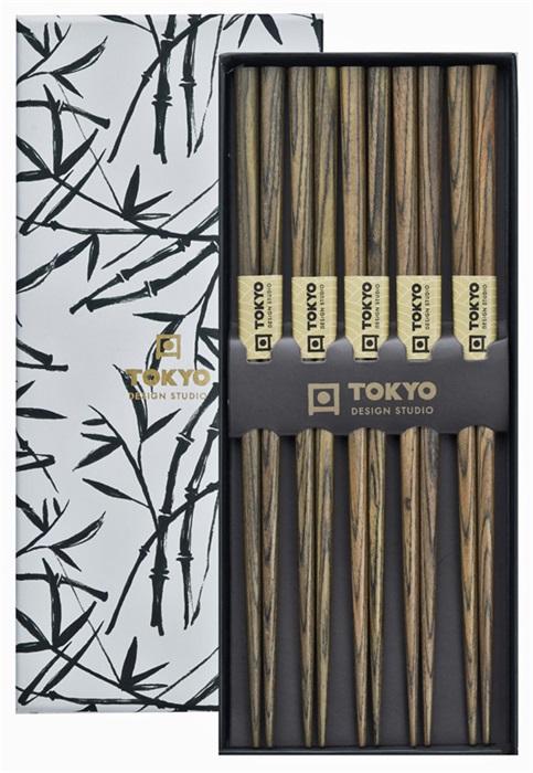 Tokyo Design Studio - Eetstokjes Giftbox - Wit - 5 stuks