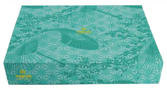 Tokyo Design Studio – Glastürkis Geschenkset – Sterne – 8 Stück – Bild 2