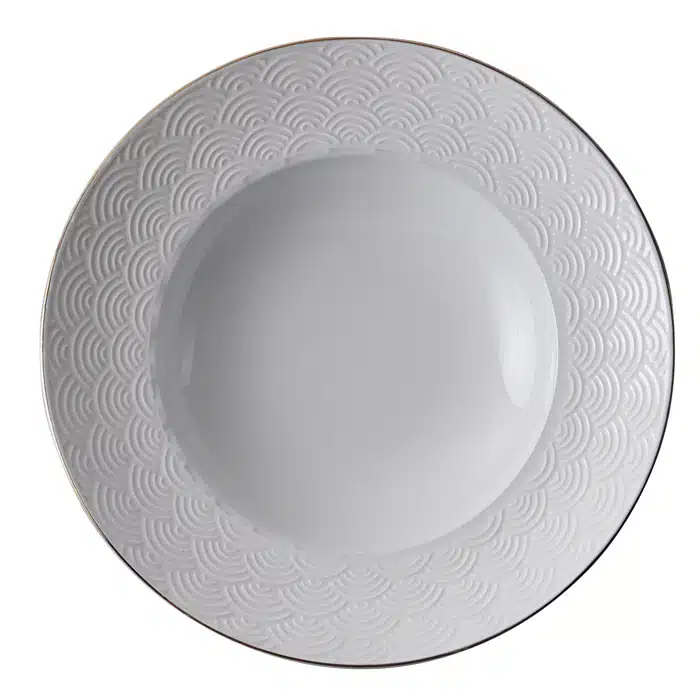 Tokyo Design Studio - Nippon White - Tief Teller Wellen - 30cm 500ml